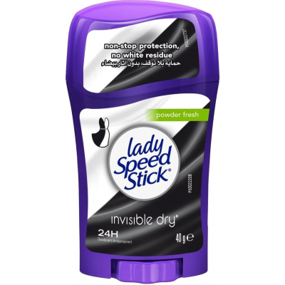 LADY SPEED STICK INVISIBLE DRY POWDER FRESH ANTIPERSPIRANT DEODORANT 65 G